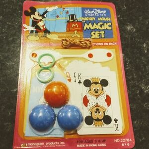 Mickey Mouse Walt Disney Character Magic Playset New 80s Deadstock Hong Kong VTG